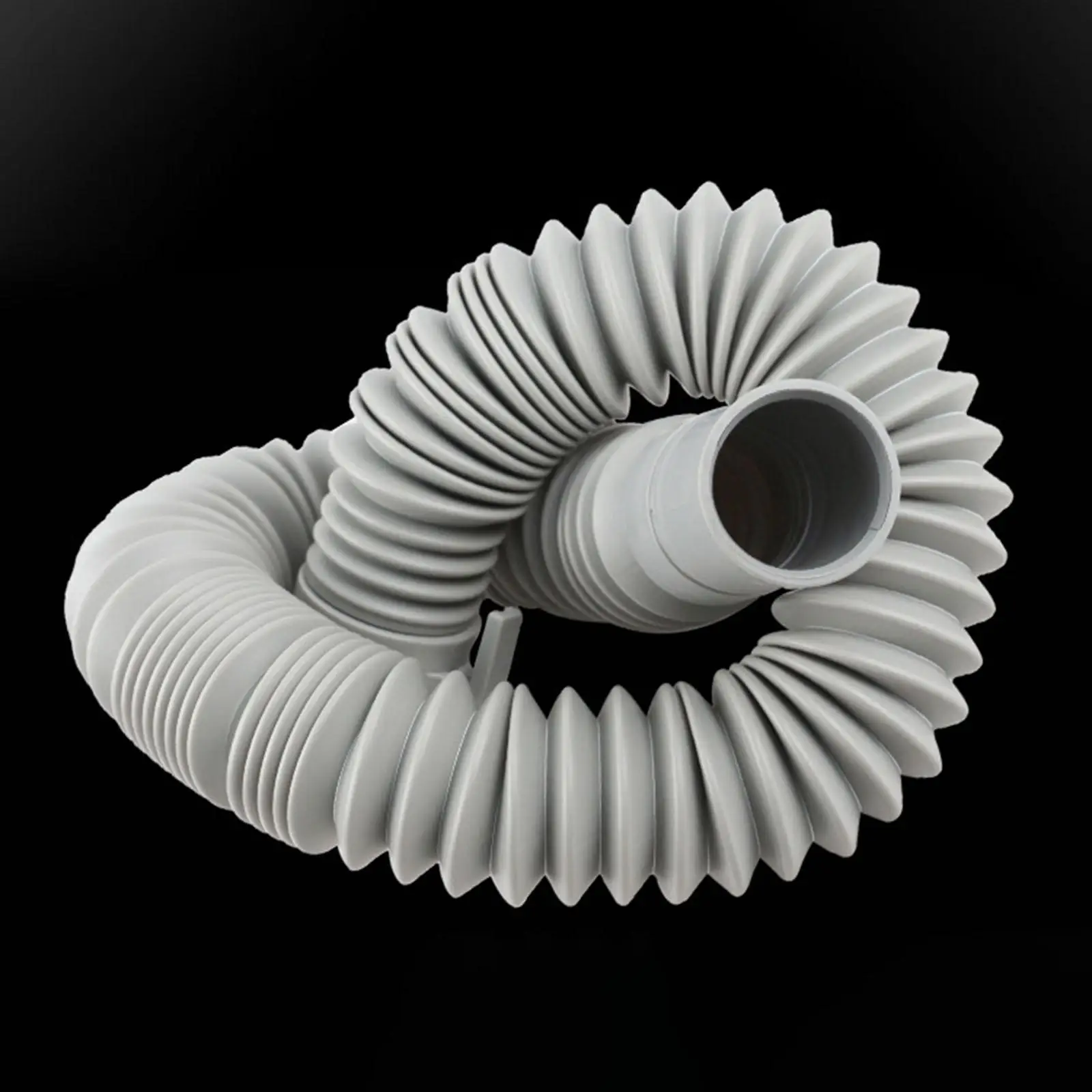 Universal Telescopic PVC Washing Machine Drain Hose Adjustable Corrugated Extension Tube for Laundry Room