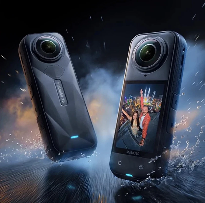 

Insta360 X5 Sports Camera 360 Panoramic 8K HD Anti-shake Waterproof Handheld Camera Riding Trip Gifts