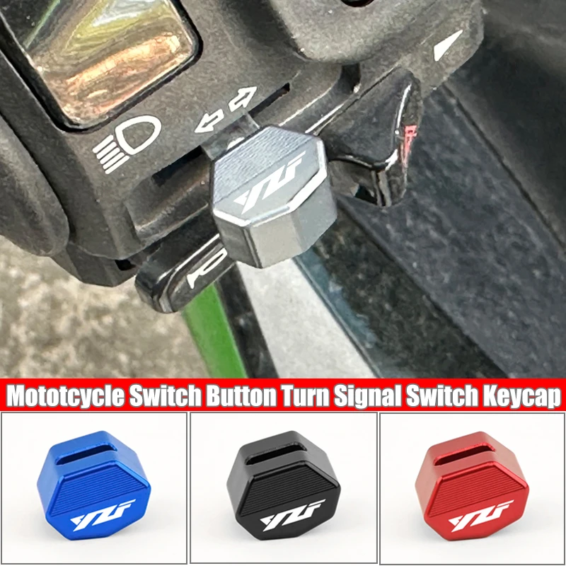 

Для YAMAHA YZFR1 YZFR3 YZFR6 YZF R1 R3 R6 R25 R125 R1M популярные аксессуары для мотоциклов с ЧПУ, кнопка переключения, переключатель указателя поворота, колпачок
