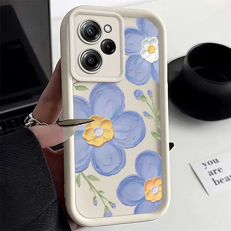 X5Pro Morning Dew Garden Sky Eye Ladder Phone Case For Xiaomi Poco C65 C61 C55 C51 C50 M6Pro X6Pro F5 X4GT F4 M3 X3 F3 M2 Cover