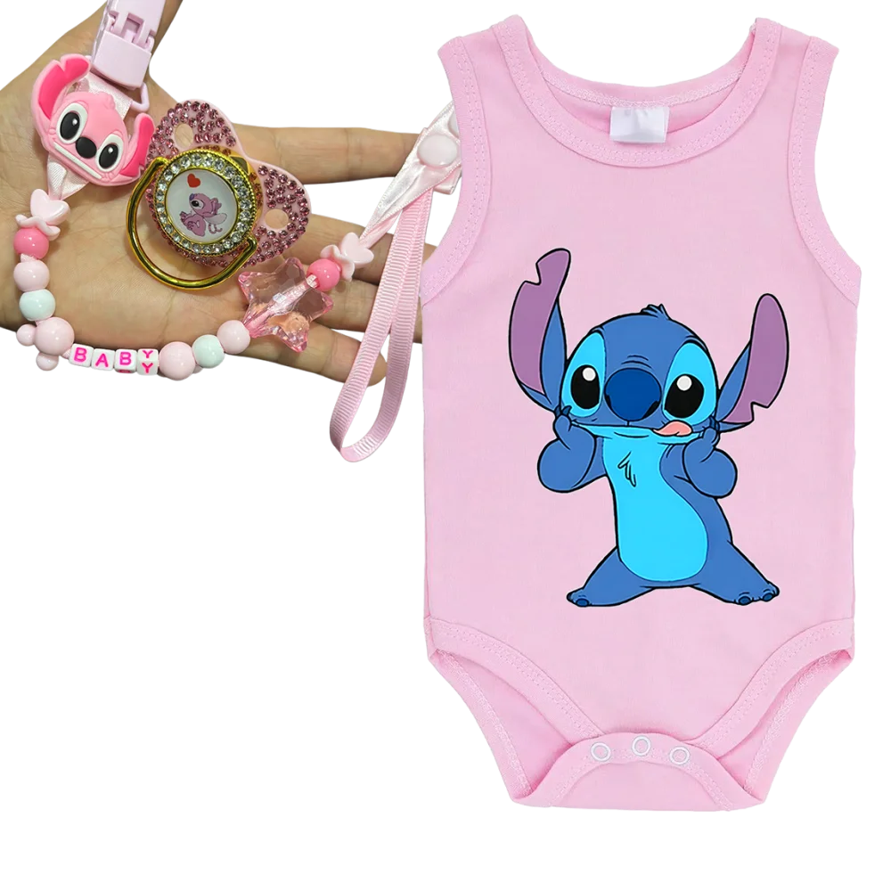 

Newborn bottle nipple Kawaii chain nipple holder Baby boy/girl crawling suit Newborn nipple Soft and cute nipple as a gift