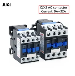 AC Contactor CJX2-1210 0910 1810 2510 3210 380V 220V 1801 2501 9-32A switches LC1 AC contactor voltage 220V CJX2-1810