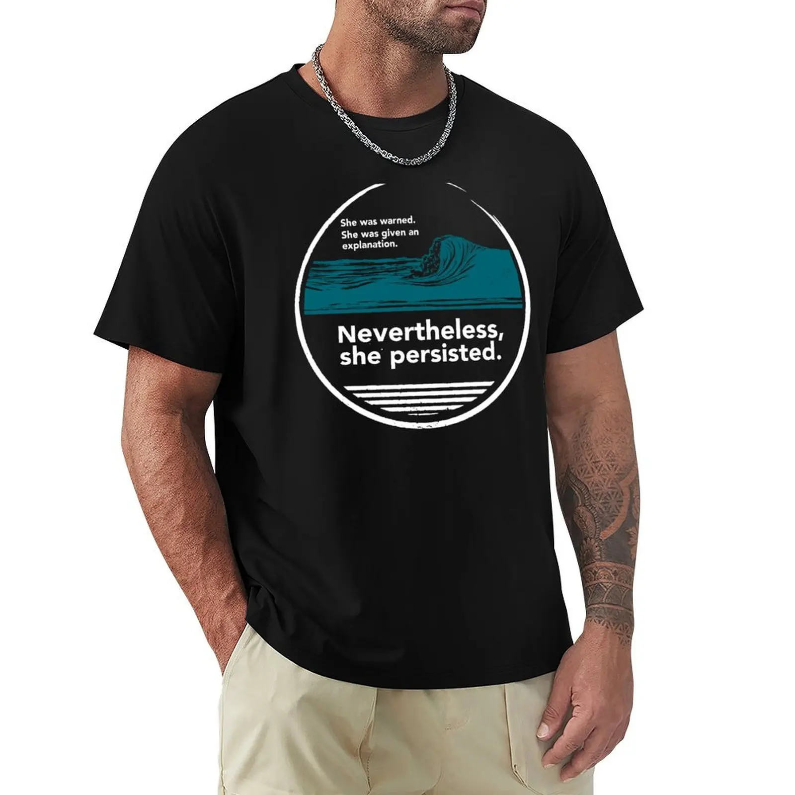 Cependant, elle persista. T-shirt grande taille, t-shirt simple