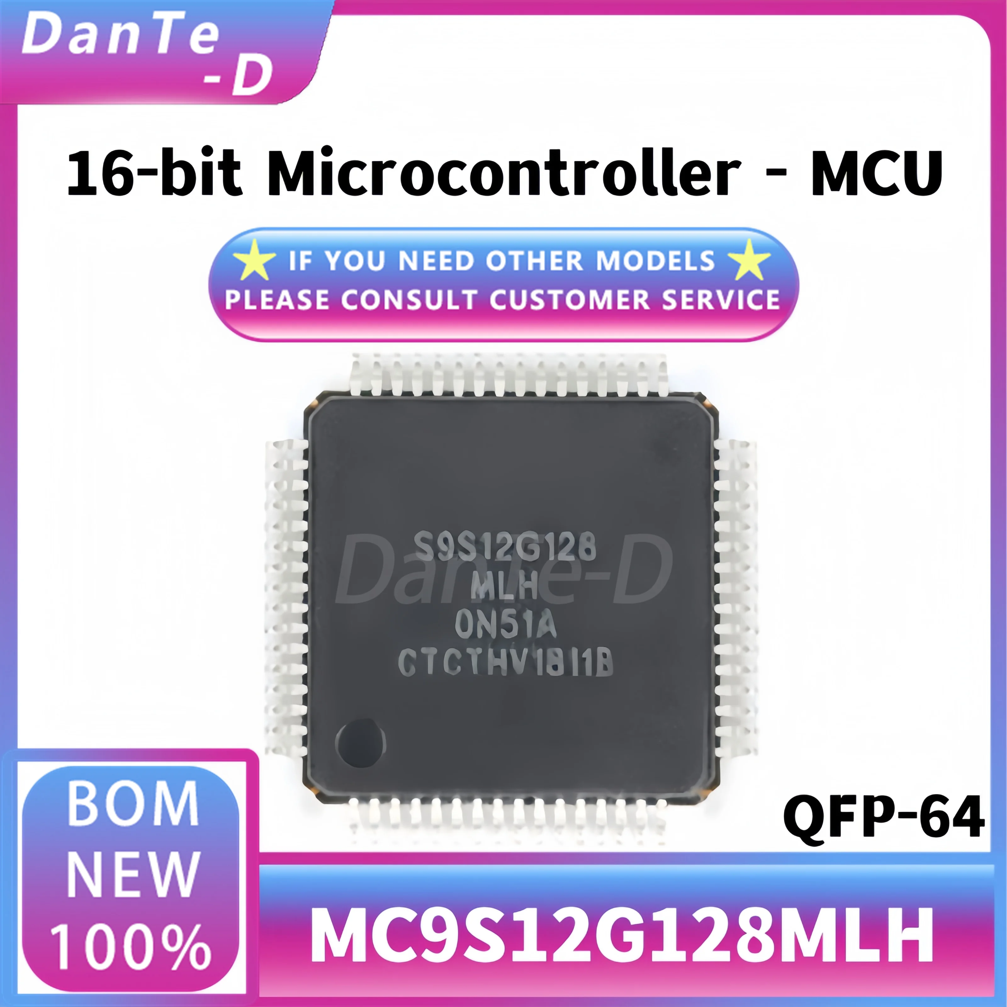 MC9S12DG128CFUE package QFP-80 16-bit microcontroller chip-MCU new original