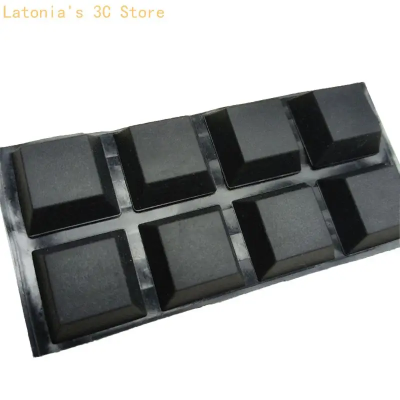 8Pcs Trapez Schnell Montieren Silikon Vibration Dämpfung Füße Pad Für Lautsprecher Verstärker Rack Montieren X3UB – Detail 5