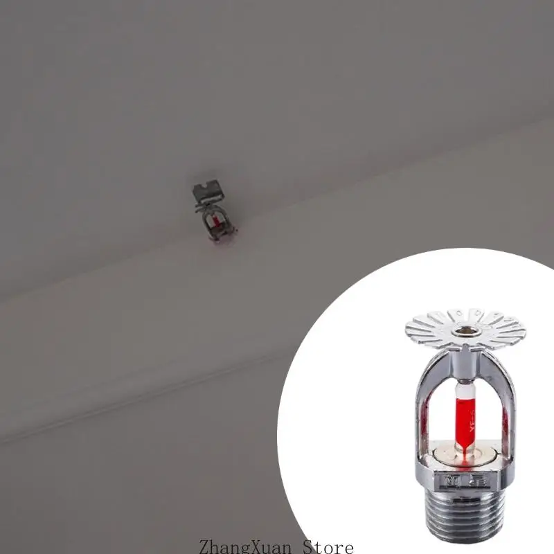 6 Stück hochwertige Kupfer-Feuersprinklerköpfe, Prüfdruck, Brandschutz, 3 x – Detail 2