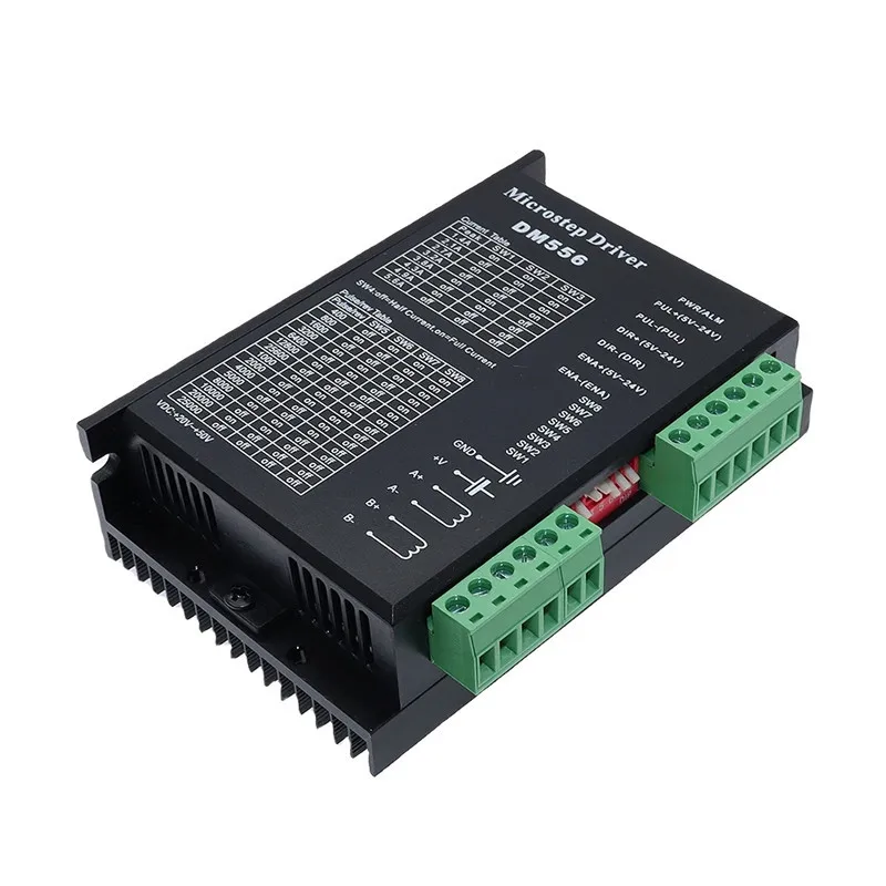 DM556 DSPDigital57/60/86Tipo Driver de motor de passo substitui Lei SaiDM542/DM556