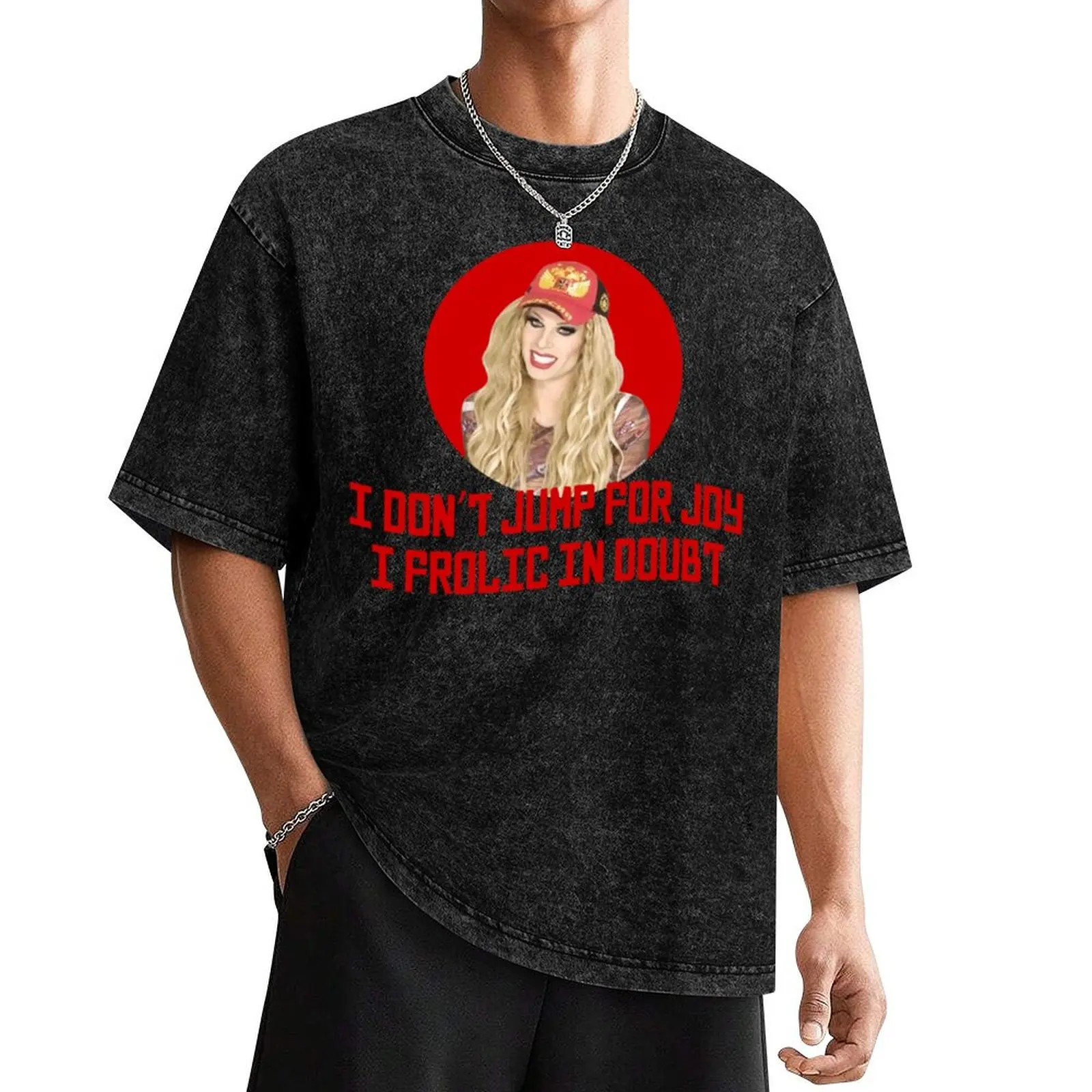 Katya Zamo I don_t jump for joy - Rupaul_s Drag Race T-Shirt tees blacks quick drying oversized graphic tee designer t shirt men