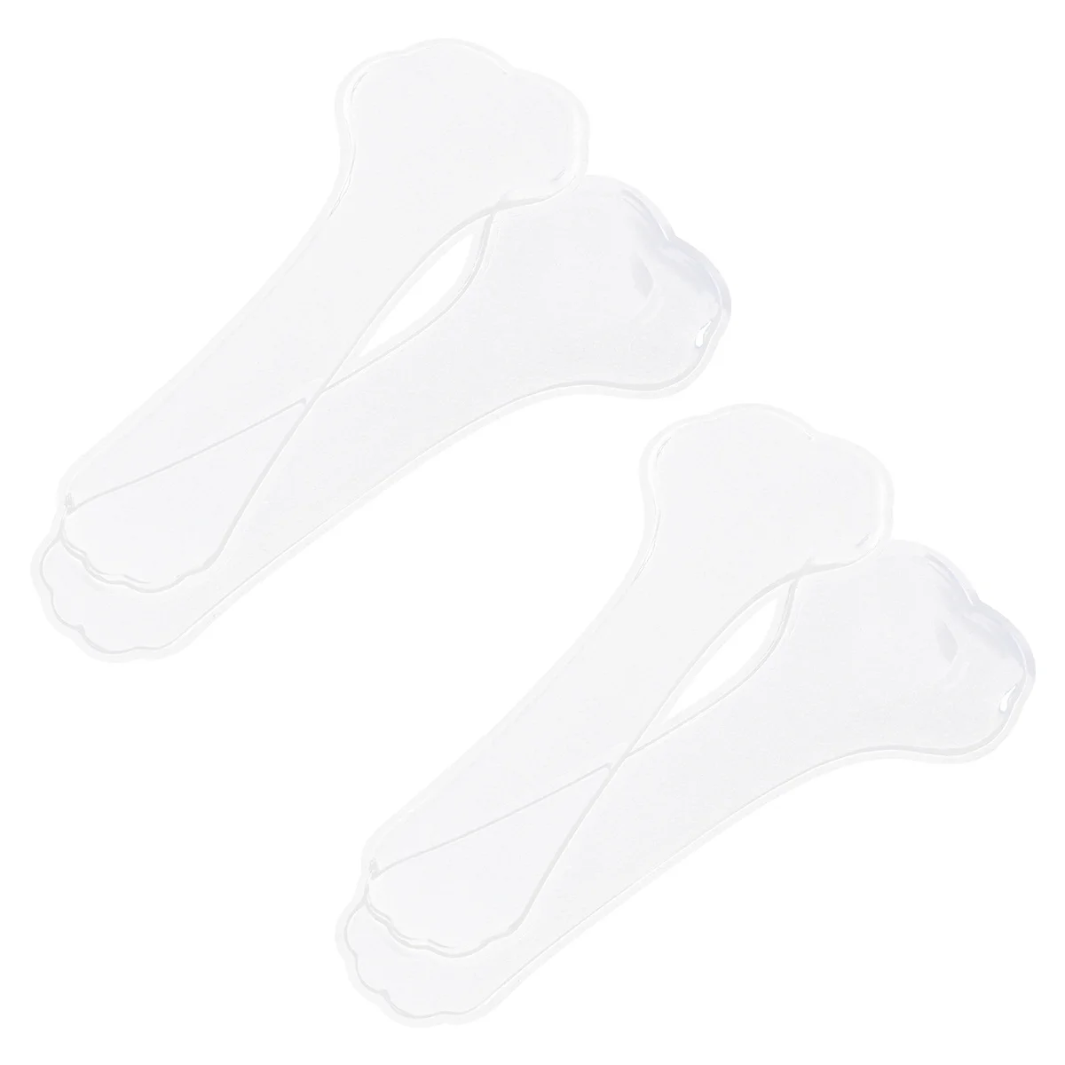 

2 Pairs Heels Insoles 3 4 Arch Foot Therapy Shoes Pad Support Pad Therapy Shoes Transparent Cushion Women Foot Care Tools
