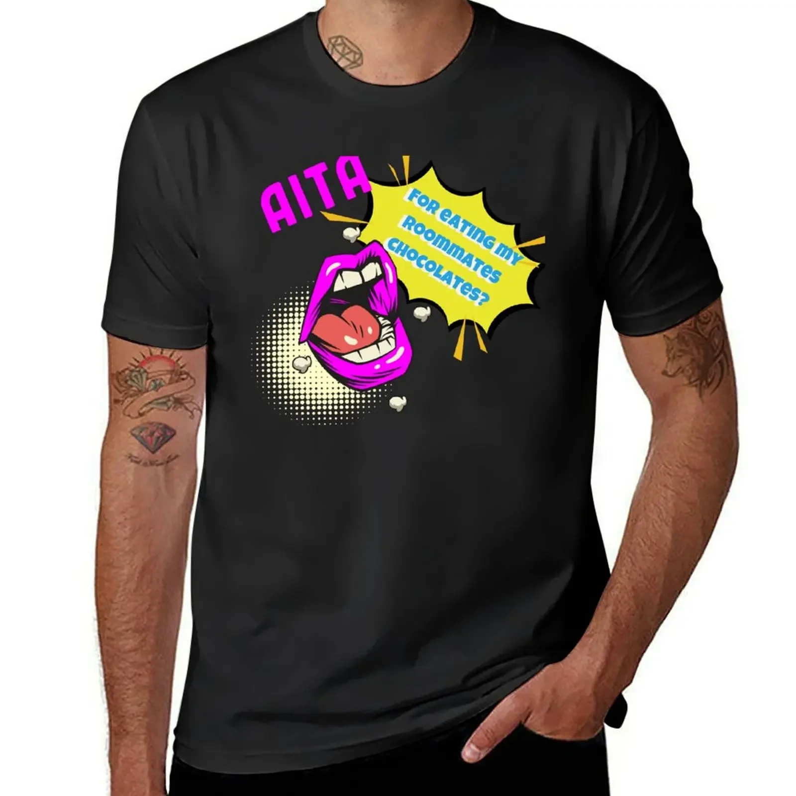 

AITA for eating my Roommates chocolates T-Shirt animal prinfor boys plus size clothes street wear graphics clothing for men