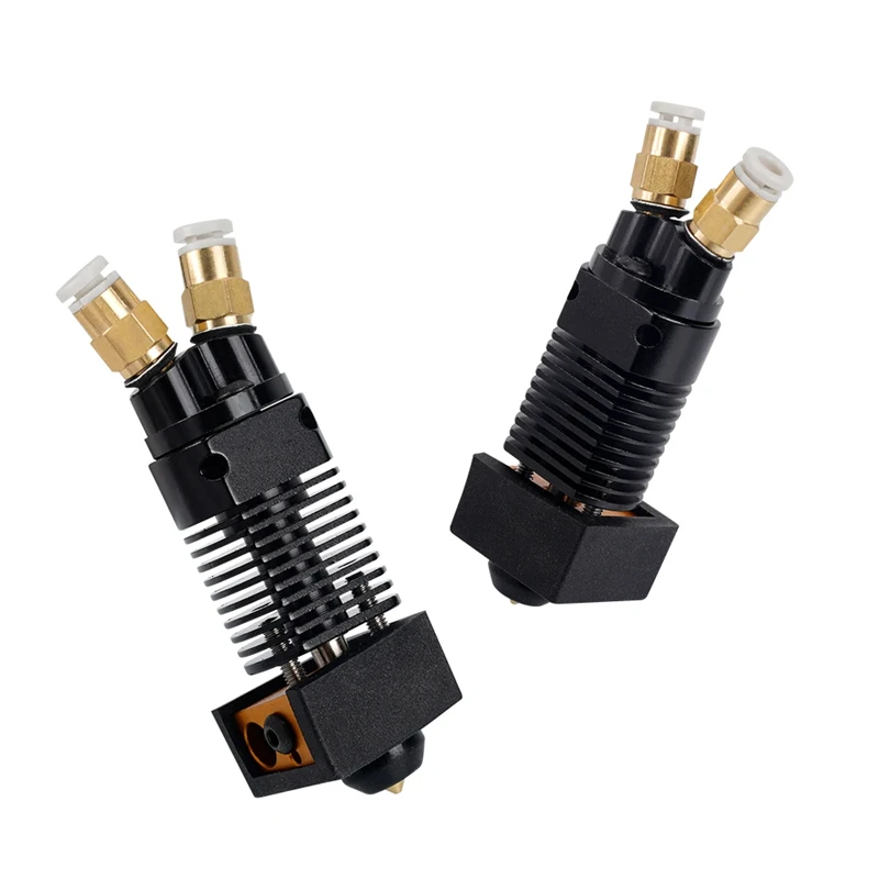 Części do drukarek 3D 2 w 1 na zewnątrz Dwukolorowa metalowa głowica J z zestawem głowicy drukującej z rurką PTFE do wytłaczarki serii CR10 CR10S Ender 3 — zdjęcie produktu 4