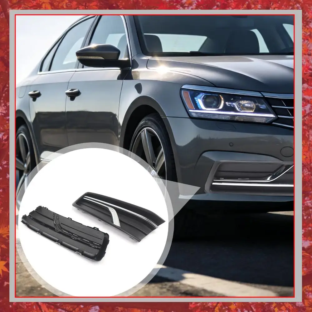 

Passat Fog Light Cover Replacement Parts Front Bumper Fog Lamp Light Grille Cover for Volkswagen B8 US Version 2016 2017 2018