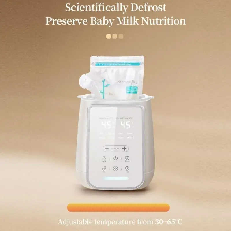 U13F Penghangat Botol Multifungsi Pemanasan Cepat Kontrol Akurat Penghangat Botol Mati Otomatis dengan Pengatur Waktu