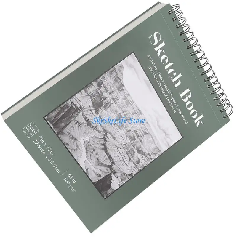 bloc-bocetos-e65e-cuaderno-bocetos-con-superficies-lisas-sin-manchas-dibujo-practico-tamano-viaje-encuadernacion-y