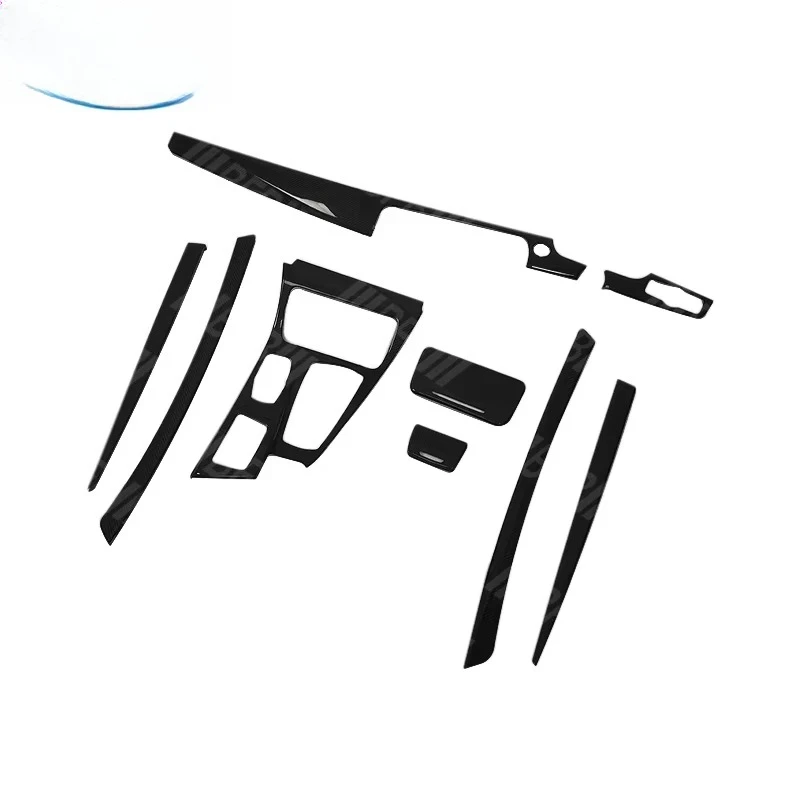 For  5 Series F10 RHD Carbon Fiber Car Parts Interior Trim Central Control Instrument Panel air Outlet Door Trim Body Kit