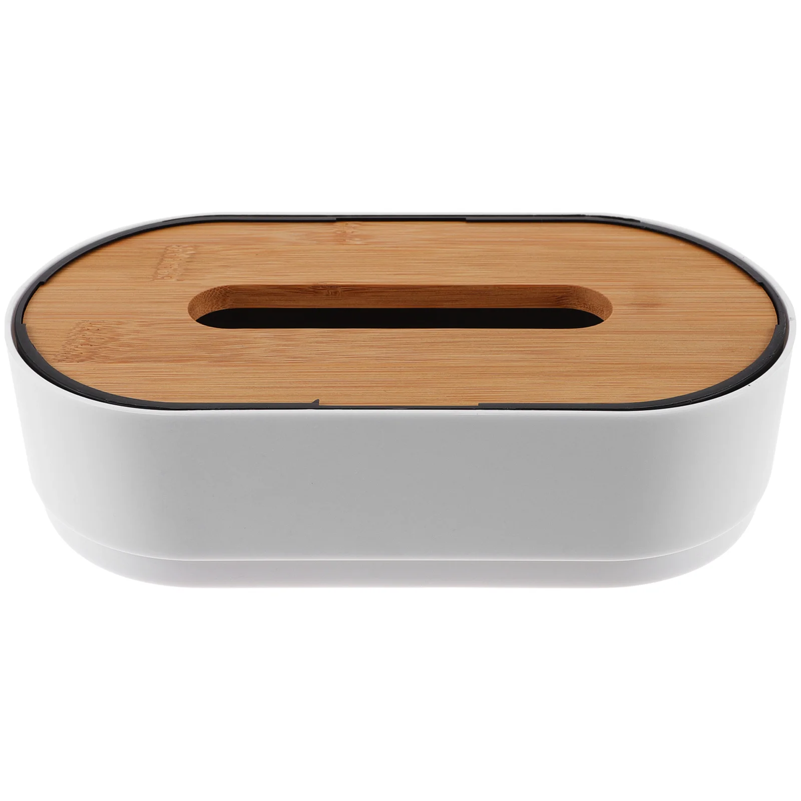 

Bamboo Tissue Box Simple Retro Holder Container Smooth Hand Safe Use Compact Easy Open Various Practical Decorative Home