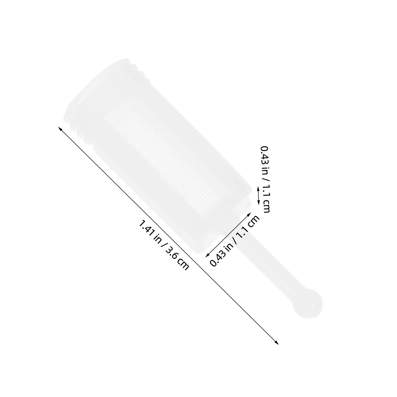 40 قطعة من فلاتر بخاخ الطلاء العالمي، مصفاة ناعمة شبكية من النايلون للتدفق السلس ومصفاة طلاء العمل المفصلة #3