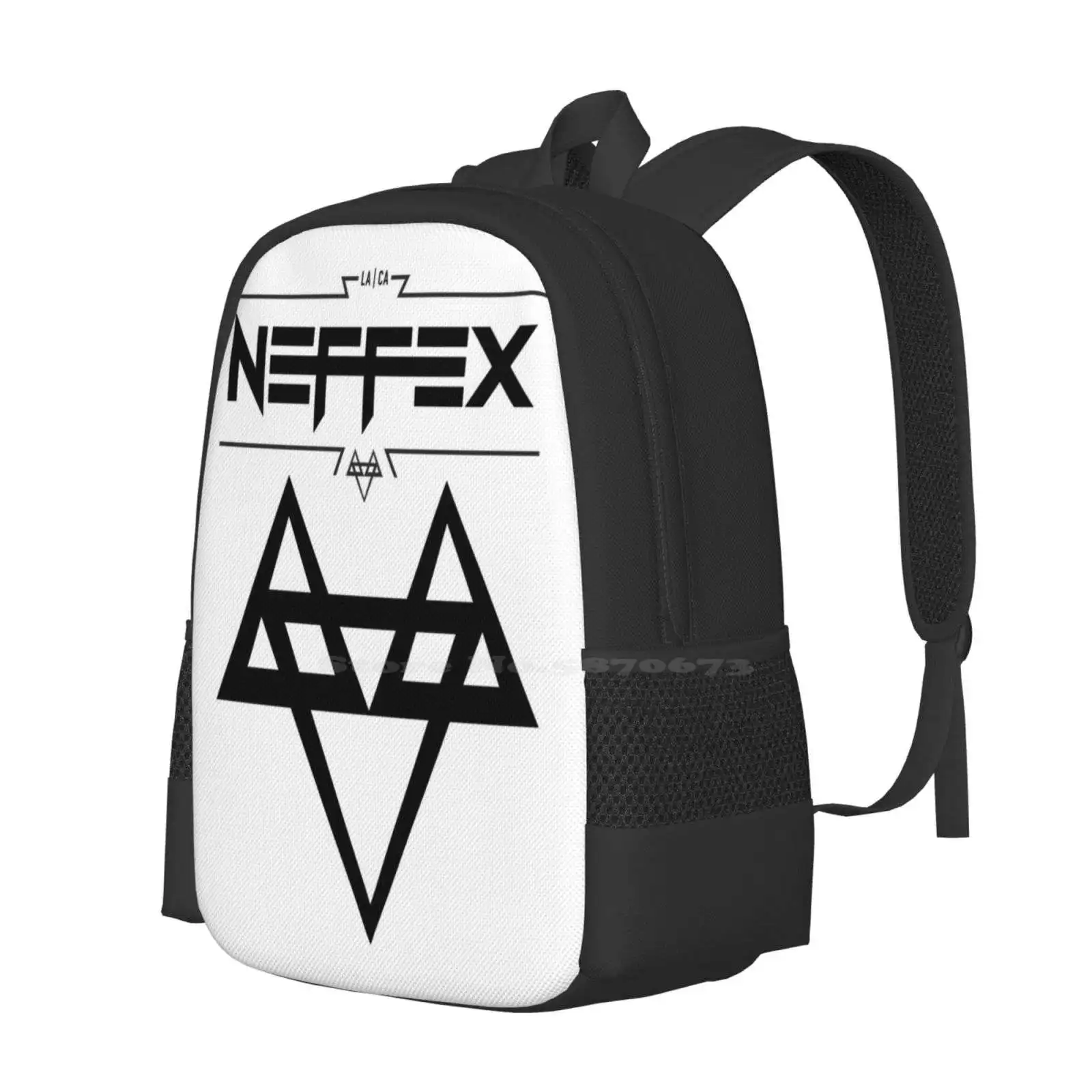 Neffex 2 logotipo preto venda quente mochila moda sacos banda neffex música neffex nação neffex artista do exército