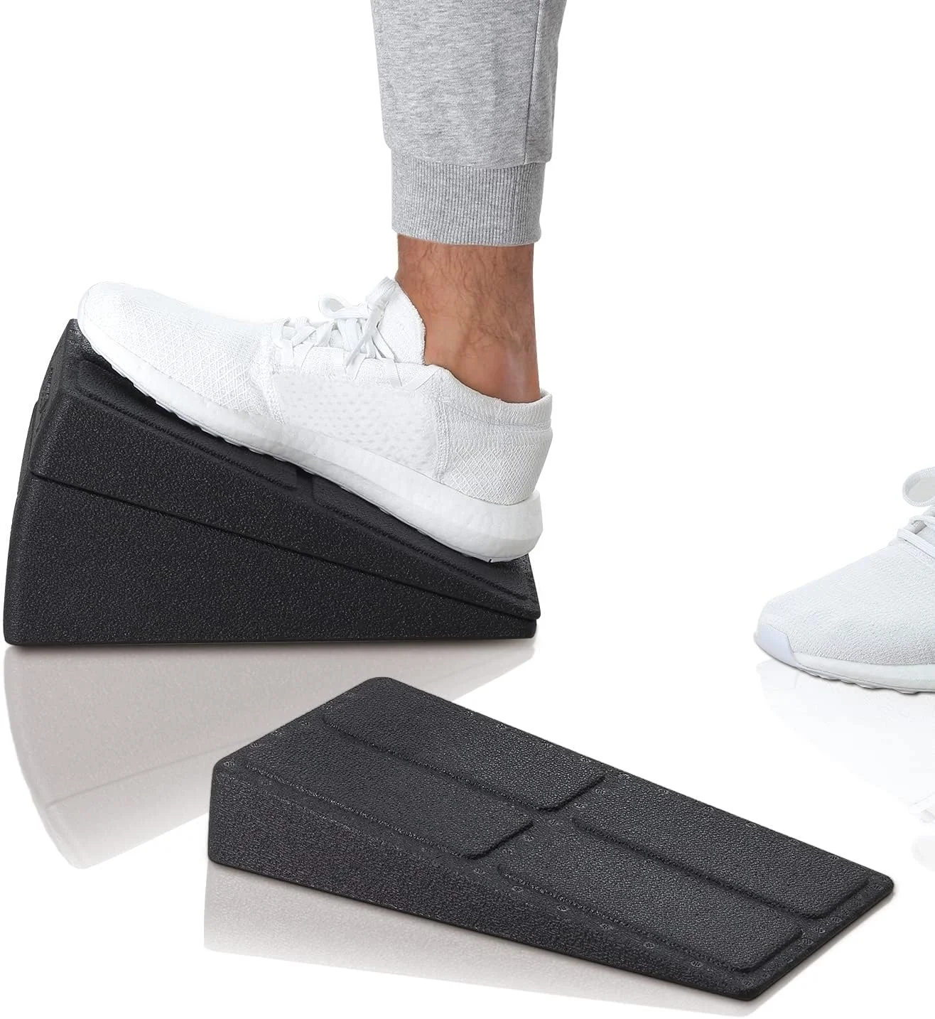 Squat Wedge Calf Stretcher for Physical Therapy Equipment Plantar Fasciitis,Heel, Foot Stretching, Shin Splint, and Calf Stretch