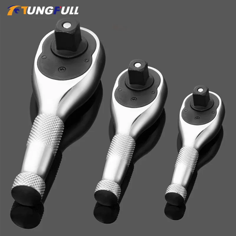 1/4 3/8 1/2 Inch Drive Stubby Ratchet Set Mini Ratchet Wrench Quick-Release Head Mini Ratchet Wrench Multi-funtion Wrench Tool