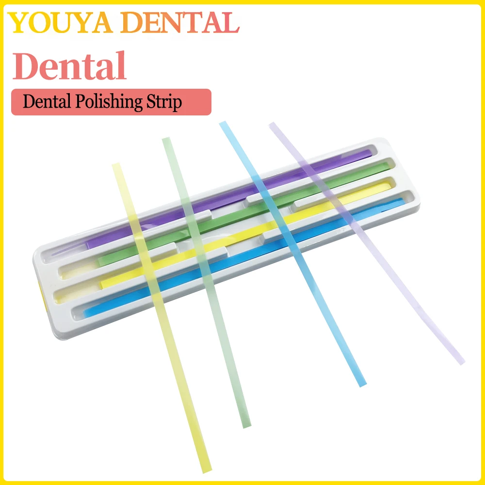 

4*150mm Dental Polishing Strip Tooth Interdental Resin Surface Grinding Whitening Sanding Dentist Material Dental Tool 60pcs/box