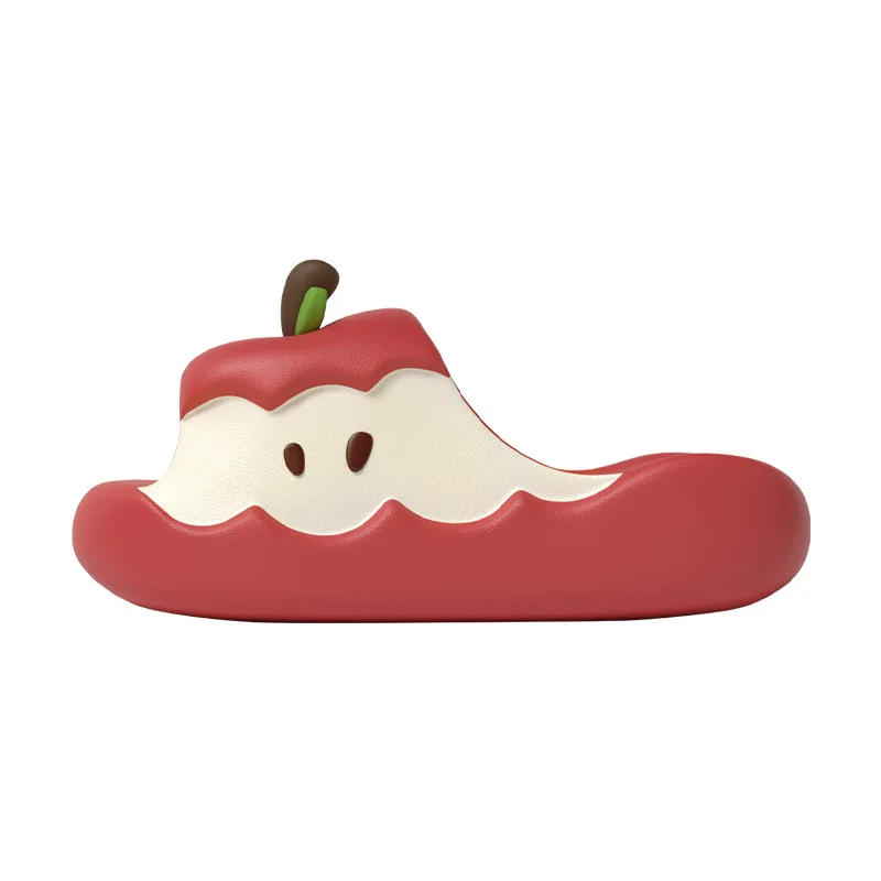 

New Children Slippers Original Apple Parent-child Women's One-strap Slippers Flip-flops Spring Summer Kids Home Outdoor Wear