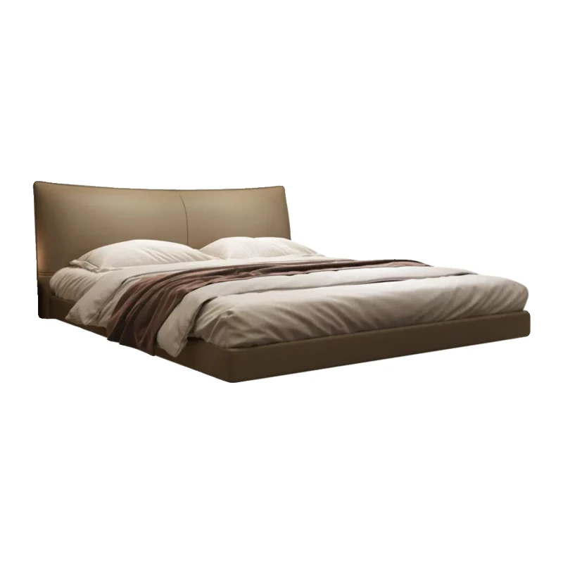 Master bedroom wedding bed modern simple high-end atmospheric bed flush double bed