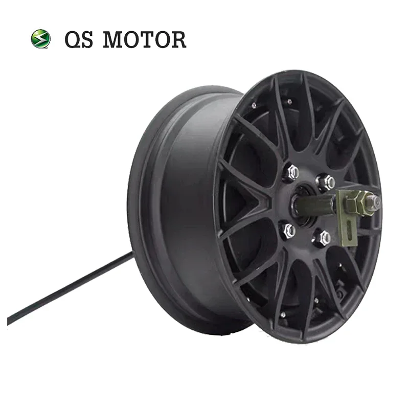 QS 14*4.25inch 1500W 30H 48V to 72V V1.12 BLDC Moped In-Wheel Hub Motor for Electric Motorcycle