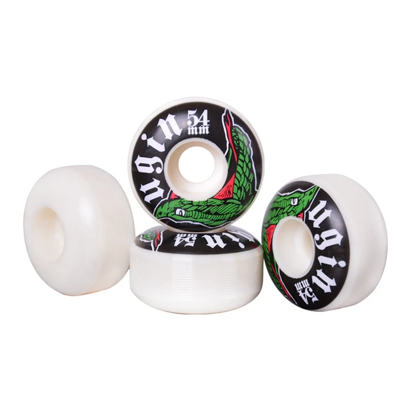 Ugin 4 rodas de skate bloco alta resiliência skate rodas 52x32mm 100a plutônio duplo balancim