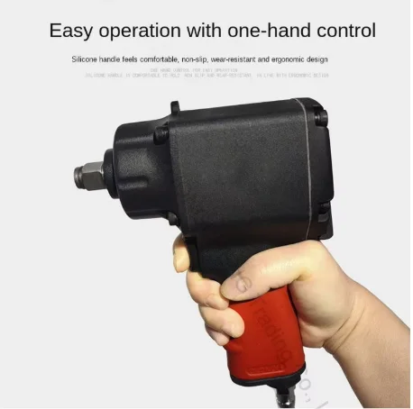 1/2 Short Axis Pneumatic Wrench Light Assembly Line Bolt Disassembly Wind Wrench Mini Small Air Gun