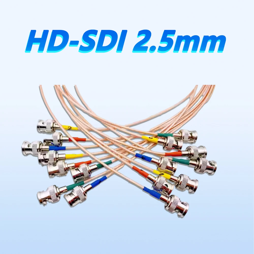

Right Angled BNC To BNC Male Female Plugs Connector Coaxial Cable For HD Video Camera SDI Camcorder HD-SDI 3G-SDI 6G 3G 4K RG179