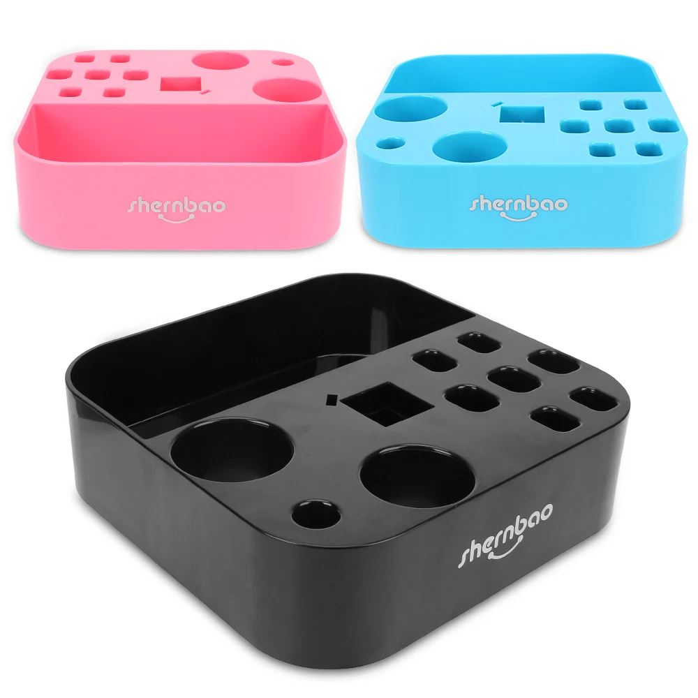 Dog Cat Supplies Plastic Storage Box Table Scissors Dog Comb Boxes Pet Grooming Tools Brushes Organizer On the bracket