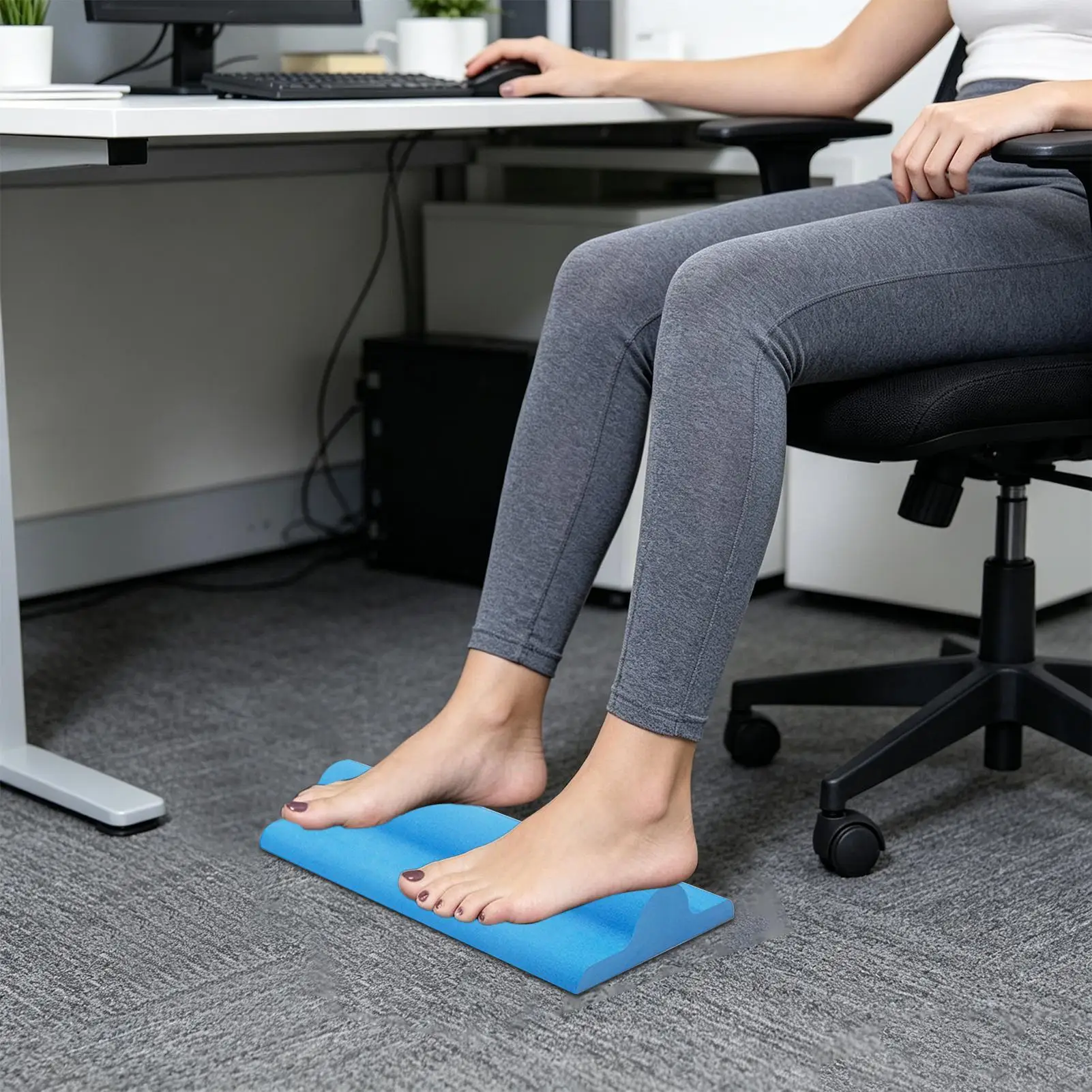 

Foot Strengthener EVA Non Slip Portable Ergonomic Support Foot Stretcher Pad For Heel Feet Balance Runners Dancers Women