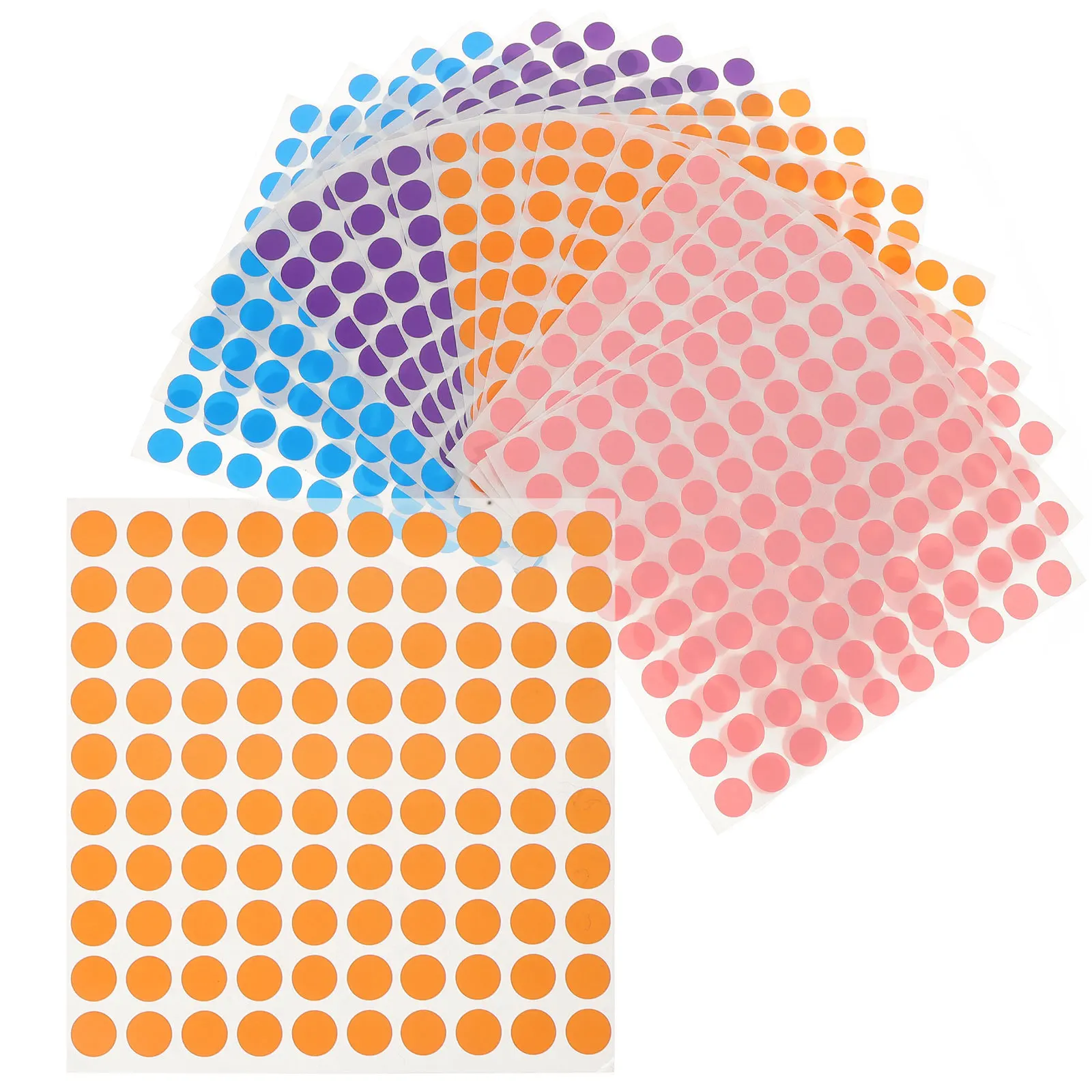 

16pcs Color Coding Dots Labels 10Mm Round Sticker Tags For Classroom Office Organization Yard Sale Pricing Calendar Planner File