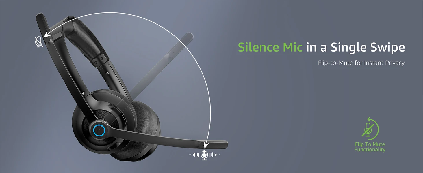 NEUE Acer HB02 Kabellose Headsets für die Arbeit 2,4G Bluetooth 5.3 Dual-Mode-Kopfhörer ENC Kristallklare Anrufe Mikrofon USB-Dongle für PC – Detail 6