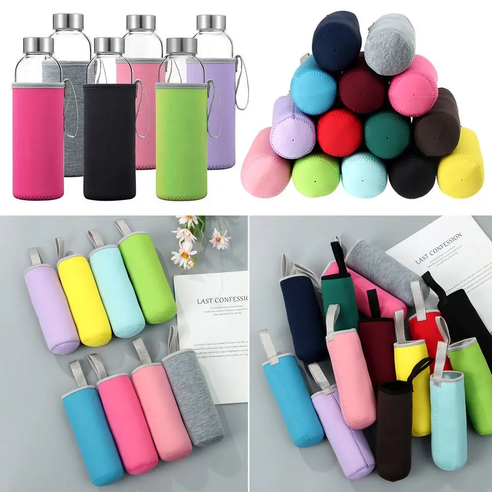 Sport Camping Accessories Pouch Bag Water Bottle Cover Vacuum Cup Sleeve Glass Bottle Cover Water Bottle Case