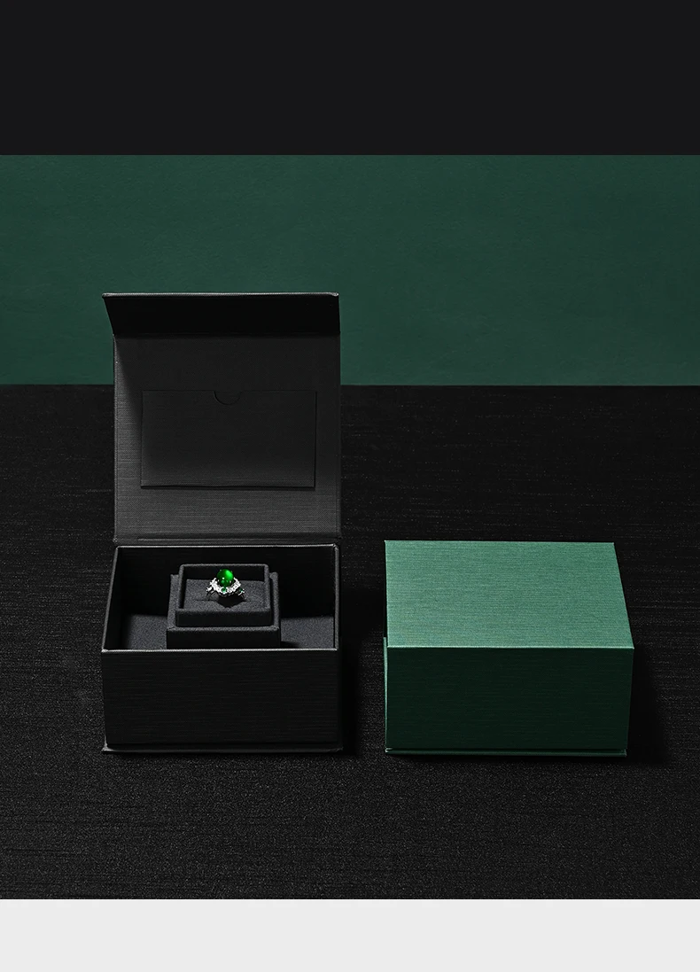 Oirlv Ring Box Ingeniously Designed with a Specialized Slot for Secure Jewelry Placement Boasting a Sophisticated Structure Gift