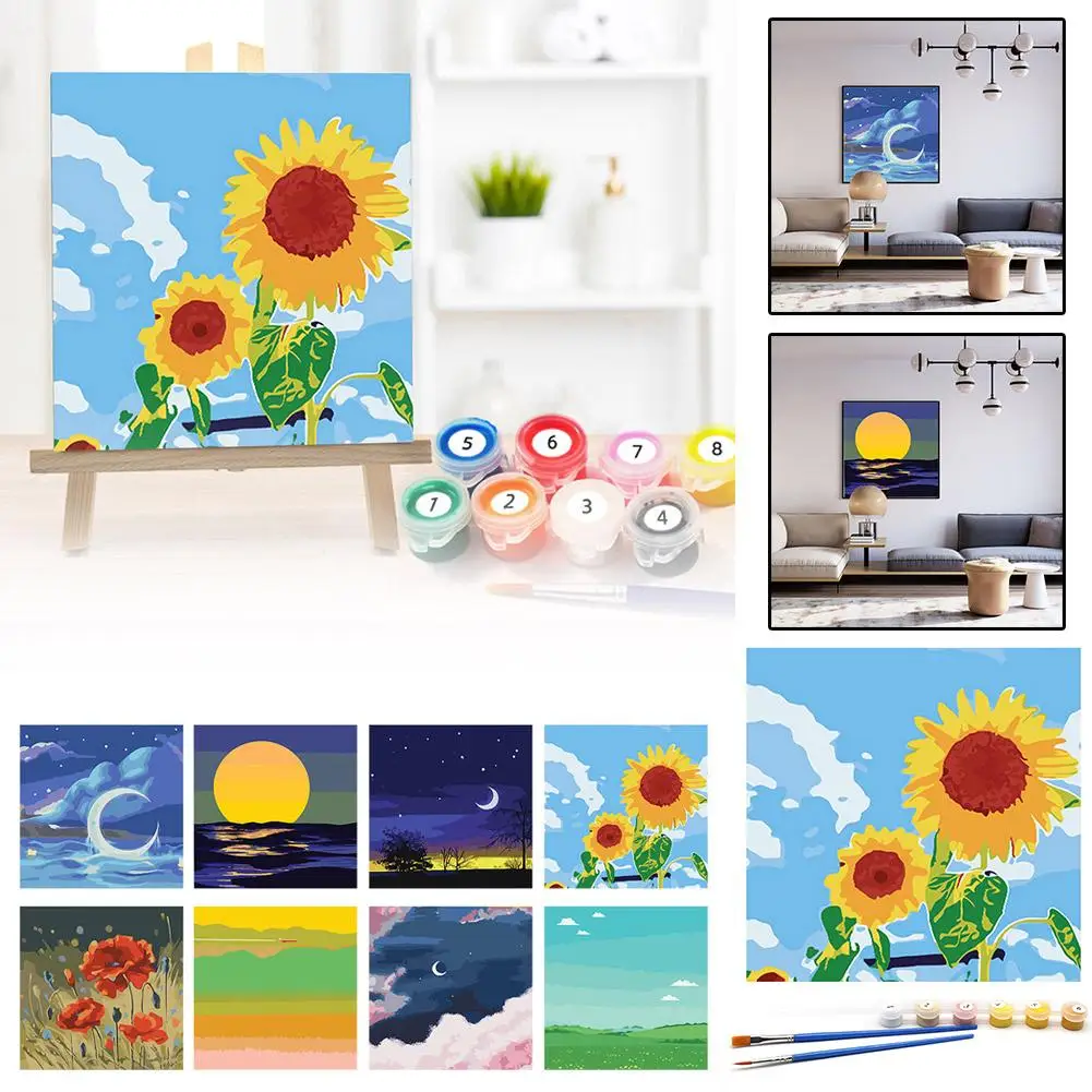 Набор для рисования по номерам «Луна», P8p8