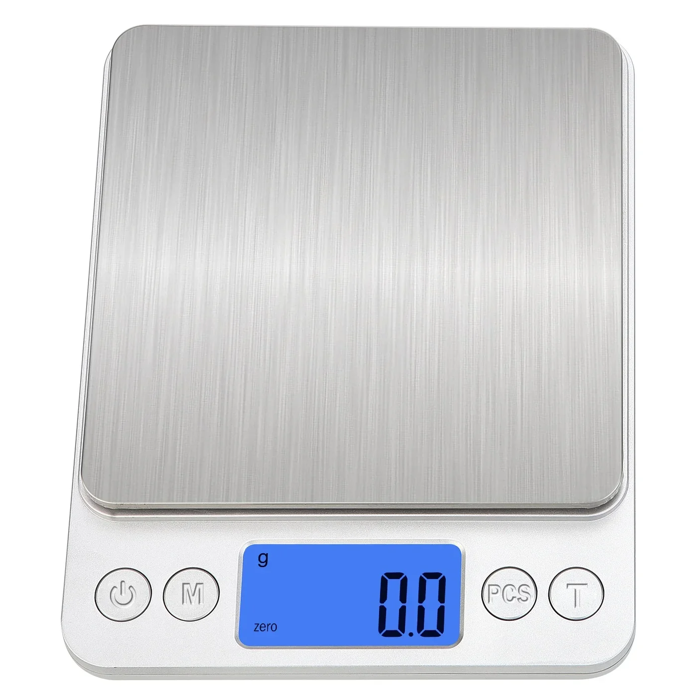 Rechargeable Stainless Steel Kitchen Scales,10kg Greater Food Balance,counting,Easy Tare,High Utility Rate,HD Backlit Screen