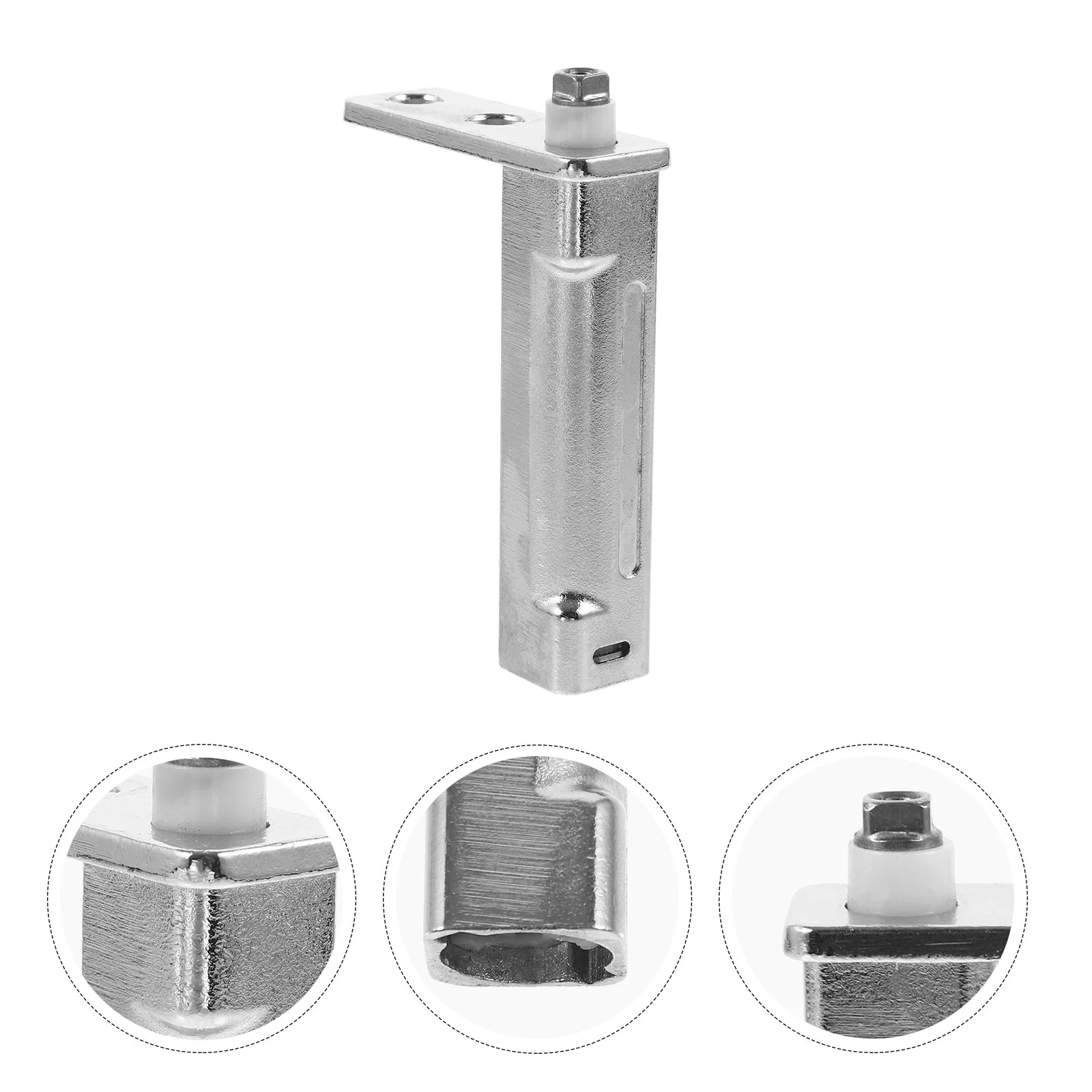 

s Stainless Steel Freezer Door Hinge Automatic Closer for Refrigerator Replacement Parts Adjustable Hinges Lasting Easy