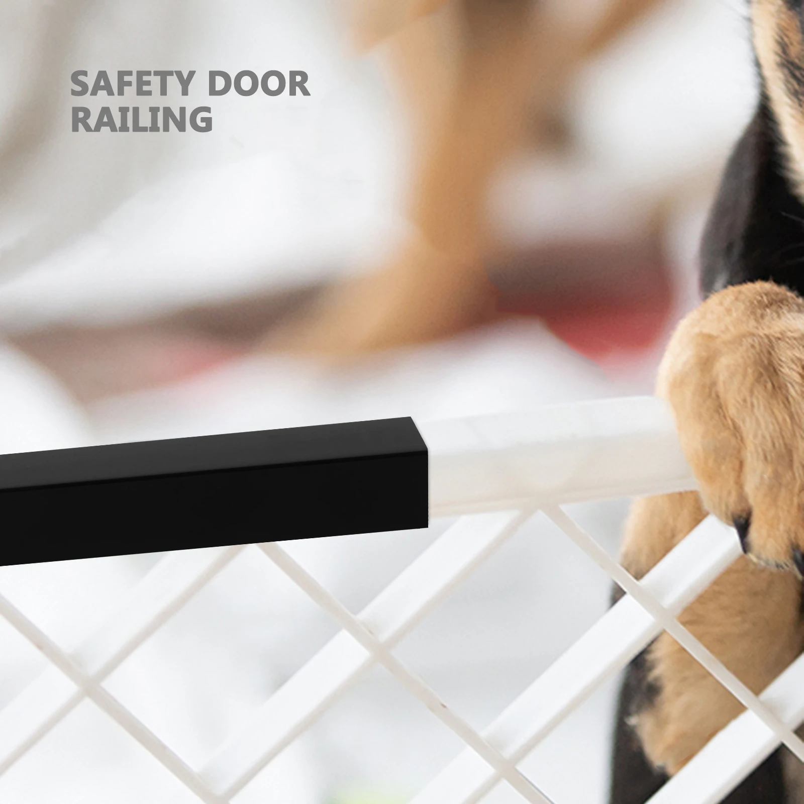 

4pcs Pet Dog Fence Baby Gates Groove Fittings Child Reinforcement Indoor Replacement Parts Durable Safe Sturdy Simple Long Use