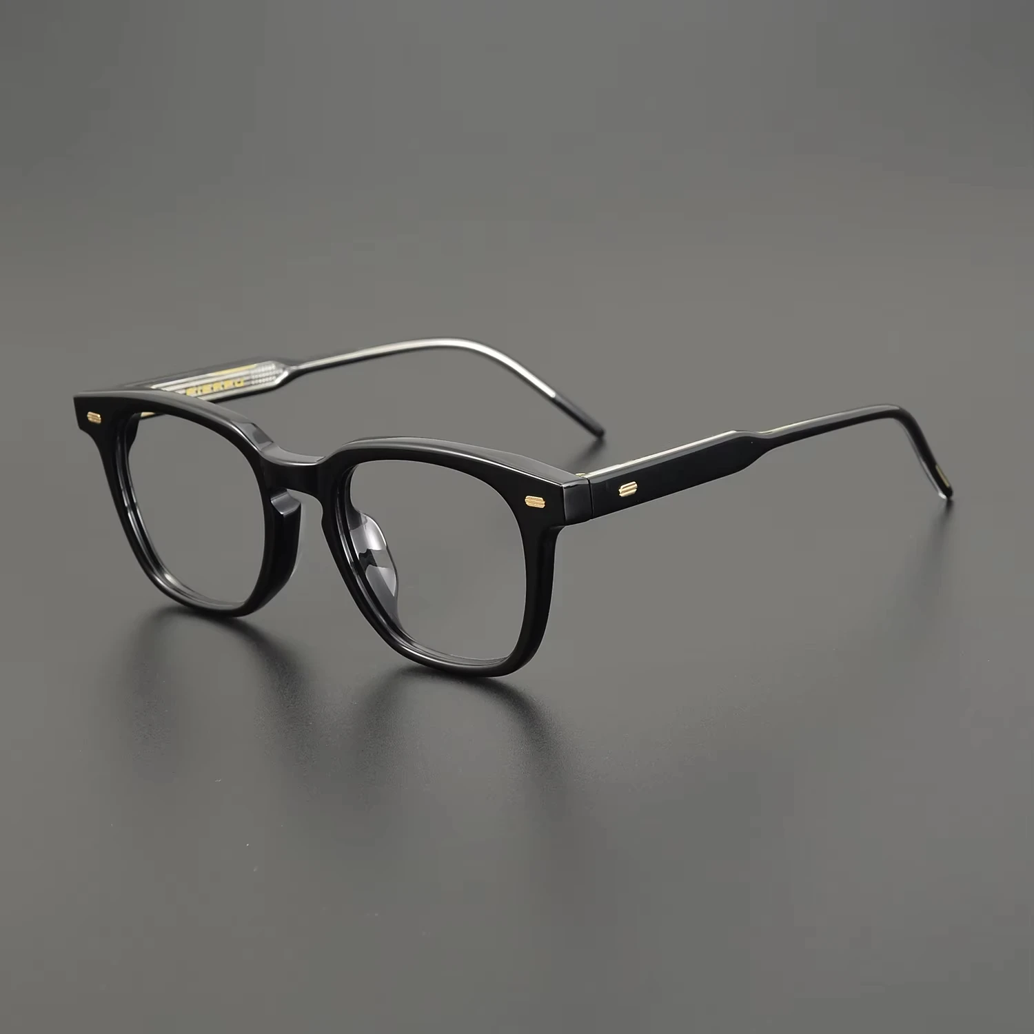 

Vintage Korea Thick gm kubo Acetate Optical Eye glasses Frame Square retro eyewear Men Myopia reading Women Prescription glasses