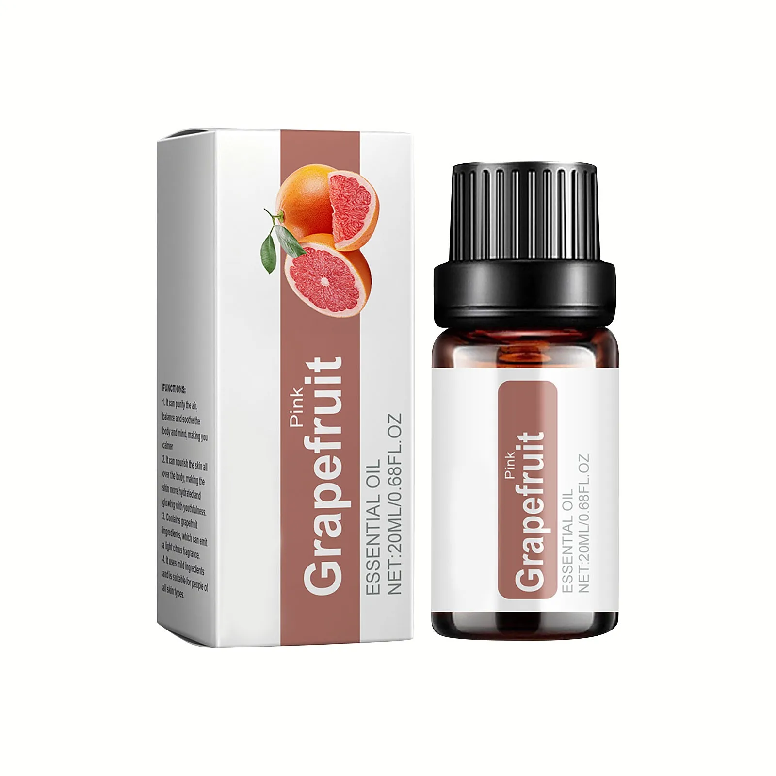 Grapefruit Oil， Many Benefits--from Clearing Skin To Rejuvenating Dull Hair 20ml