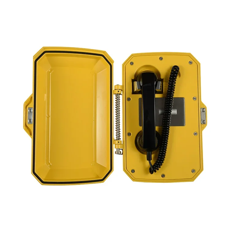 IP67 هاتف خارجي مقاوم للطقس خدمة الطوارئ VOIP سرعة الاتصال الهاتفي مانعة لتسرب الماء #5