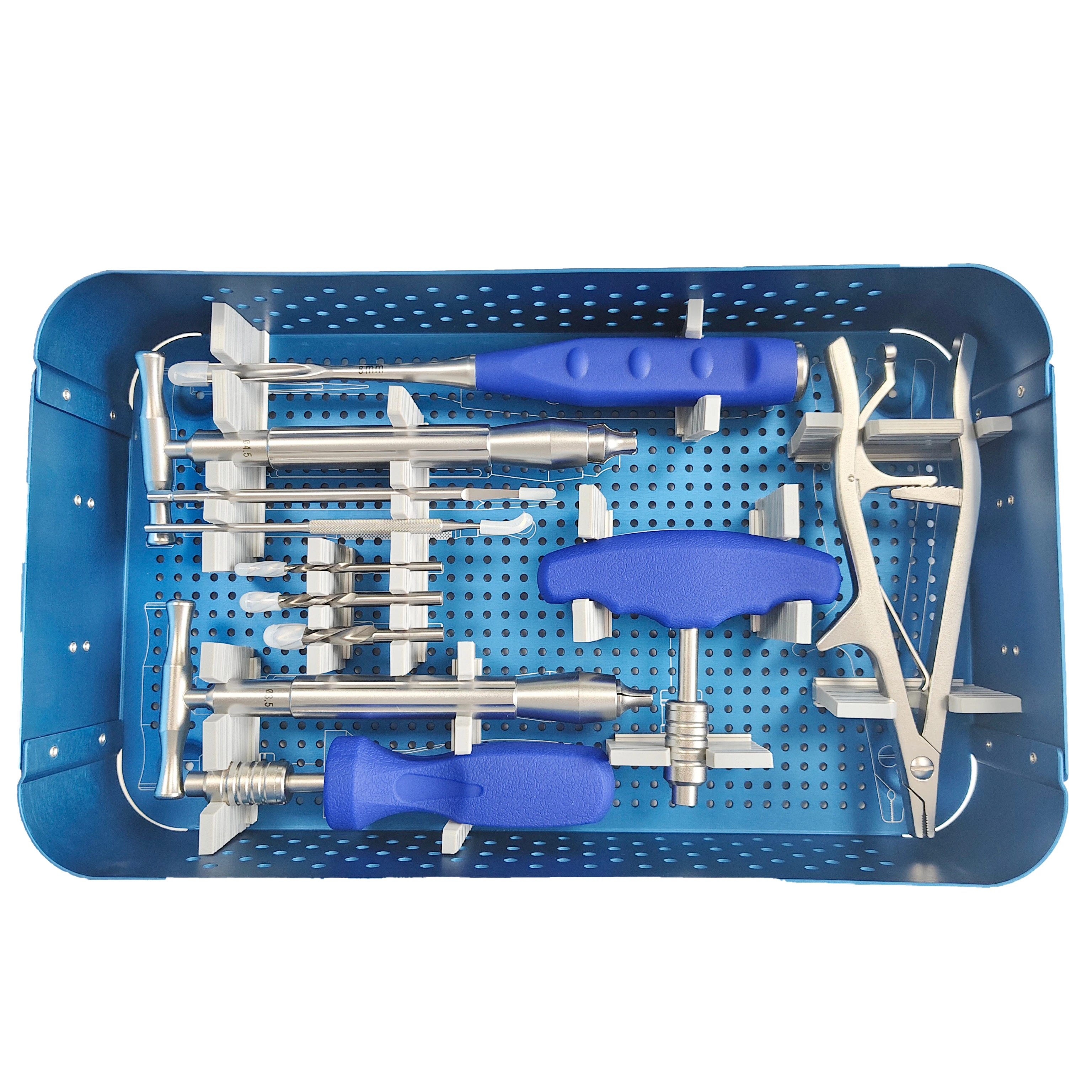 

Orthopedic Medical Breaking Screw Extractor Instrument Kit