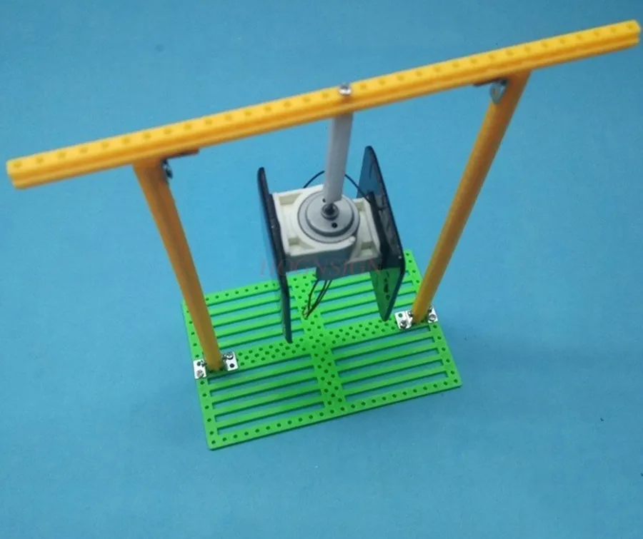 1 set physics experiment for primary and secondary school students, manual assembly of materials, DIY solar rotation invention,
