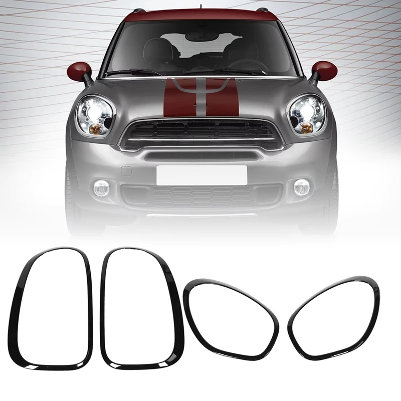 Car Front Headlight Rear Taillight Lamp Bezel Trim 51139801573 51139801574 For BMW MINI Cooper R60 2011-2016