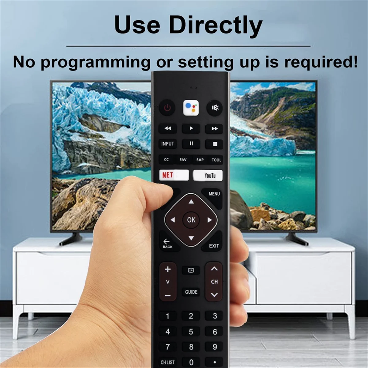 

A56X HTR-U27A HTR-U27E Replace Voice Remote for Haier 4K UHD Smart Android TV LE32K6600SG LE65K6600UG LE58U6900HQGA