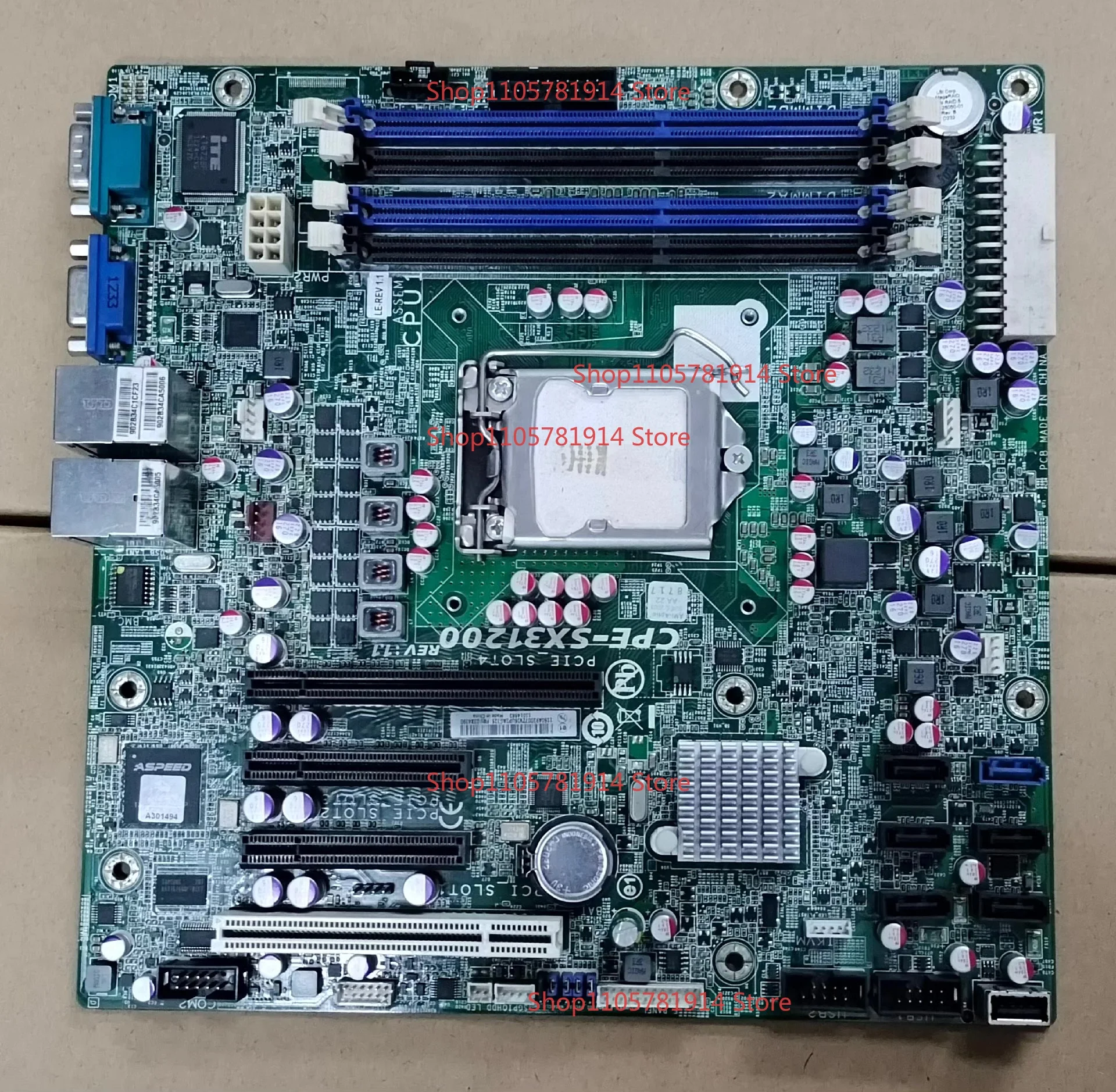 For GIGABYTE GA-6UASV2 Micro-ATX Server Board, Multi-SATA NAS Storage Industrial Control Main Board