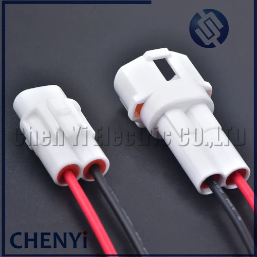 Imagen 2 del producto Conector automático impermeable de 2 pines para motocicleta, arnés de cableado 6180-2321 6187-2311 6180-2181 6187-2171 para MT090 sellado